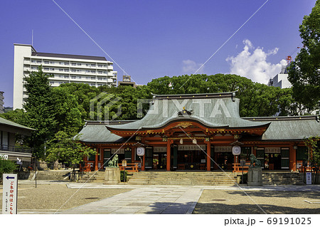 神戸　生田神社　拝殿　兵庫県神戸市 69191025