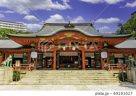 神戸　生田神社　拝殿　兵庫県神戸市 69191027