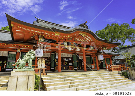 神戸　生田神社　拝殿　兵庫県神戸市 69191028