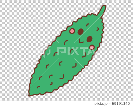 Bitter gourd character Bitter gourd character 69191340