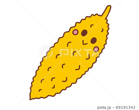 ゴーヤ 2 キャラのイラスト素材