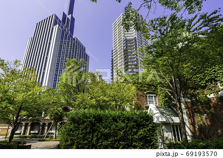 神戸 東遊園地 ヴィラブランシュと神戸倶楽部 兵庫県神戸市の写真素材