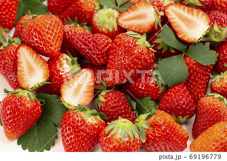 たくさんのイチゴと苺といちご たくさんのイチゴと苺といちご 69196779