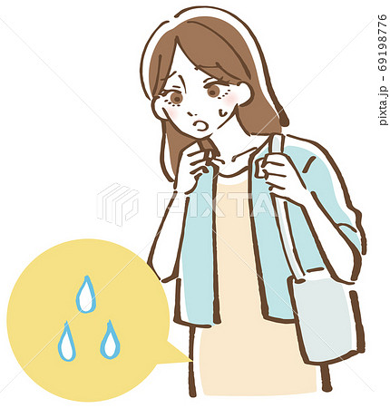 尿意 尿漏れ 女性 イラスト 尿意 尿漏れ 女性 イラスト 69198776
