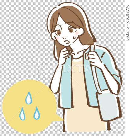 尿意 尿漏れ 女性 イラスト 尿意 尿漏れ 女性 イラスト 69198776
