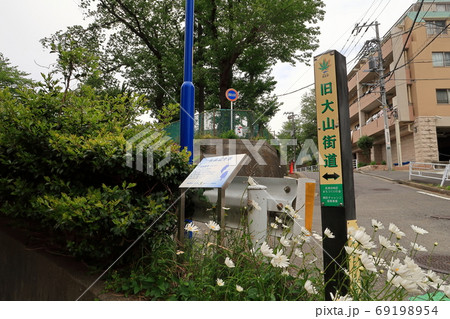 【横浜市緑区】長津田　旧大山街道　道標 69198954