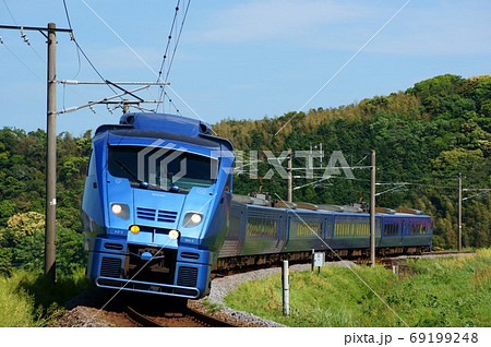 青いソニック　日豊本線：杵築～大神 69199248