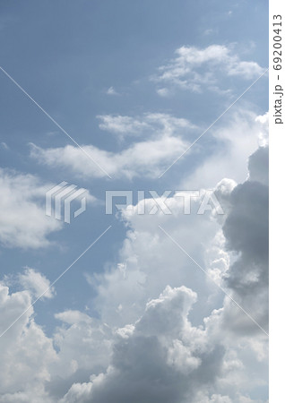 夏の雲、夕立前の入道雲 夏の雲、夕立前の入道雲 69200413