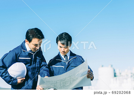 作業員 男性 作業員 男性 69202068