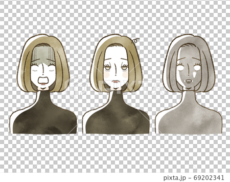 女人 - 面部表情 女人 - 面部表情 69202341