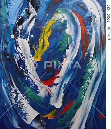 抽象絵画 抽象絵画 69204429