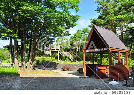 山梨県道の駅なるさわ　なるさわ富士山博物館自然探索路入口 69205158