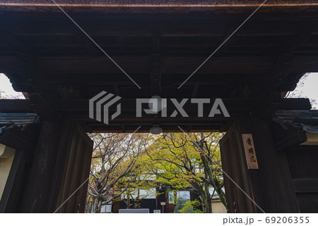 大徳寺 黄梅院の門前風景 69206355