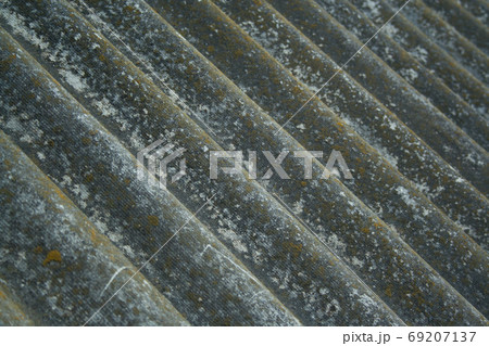 Old slate roof background 69207137