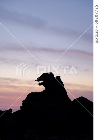 ゴジラ岩【風景写真】 69207735