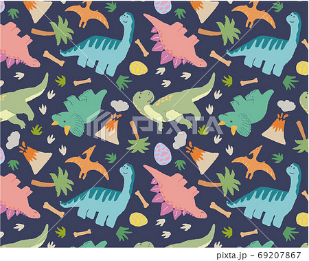 恐竜_パターン2 69207867