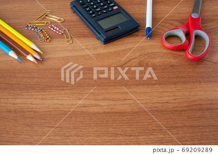 Stationery background Stationery background 69209289