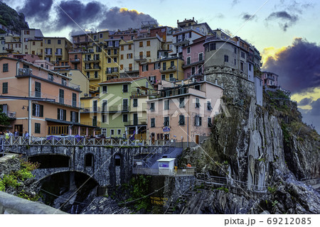 View of Manarola, Cinque Terre, Liguria, Italy View of Manarola, Cinque Terre, Liguria, Italy 69212085