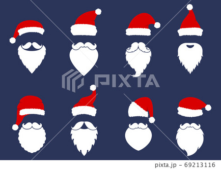santa claus hat and beards santa claus hat and beards 69213116