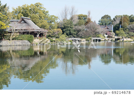 水前寺公園　水前寺成趣園　日本庭園 69214678