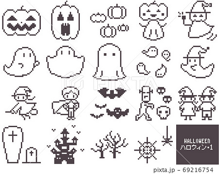 ハロウィンの素材イラスト・1 69216754