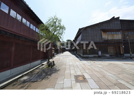 金沢　東茶屋街　表通り 69218623