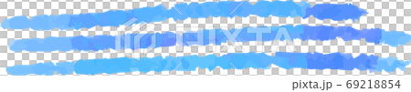 Watercolor hand painted texture horizontal line straight line material 69218854