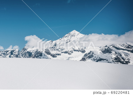 Landscape Scenery View Mountain Snowcapped of Swiss Alps 69220481