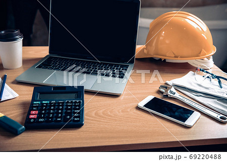 Architect or Engineer for Working Workspace Table Desk 69220488