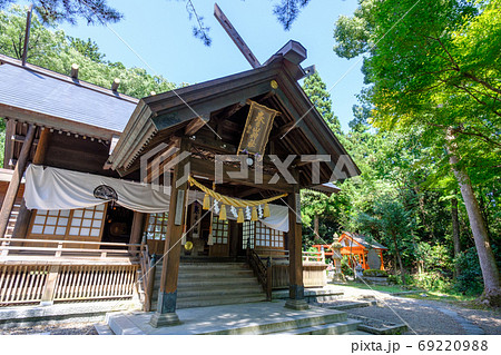 春日山城跡の風景:春日山神社 春日山城跡の風景:春日山神社 69220988