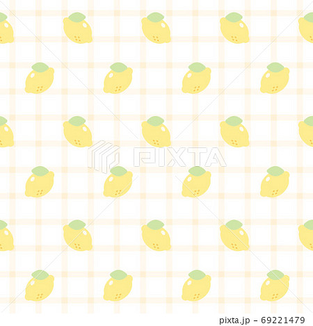 Cute lemon seamless pattern background 69221479