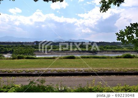 相模川河川敷 新田宿から大山方面 相模川河川敷 新田宿から大山方面 69223048