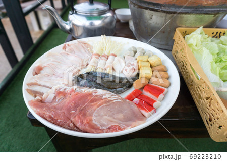 Thai style BBQ or Moo Kra Ta at Mon Jam, Mae Rim, Thai style BBQ or Moo Kra Ta at Mon Jam, Mae Rim, 69223210