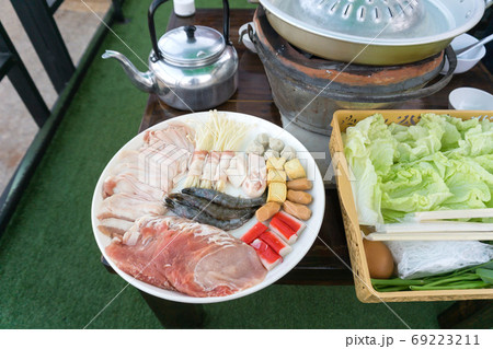 Thai style BBQ or Moo Kra Ta at Mon Jam, Mae Rim, Thai style BBQ or Moo Kra Ta at Mon Jam, Mae Rim, 69223211