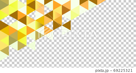 三角形が並んだ抽象的な背景デザイン 図形のパターンデザイン カードデザインのテンプレートのイラスト素材