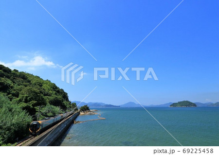 四国 予讃線海岸寺 特急しおかぜ いしづち 四国 予讃線海岸寺 特急しおかぜ いしづち 69225458