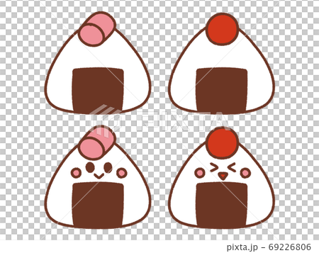 Rice ball _ cod roe _ Ume Rice ball _ cod roe _ Ume 69226806