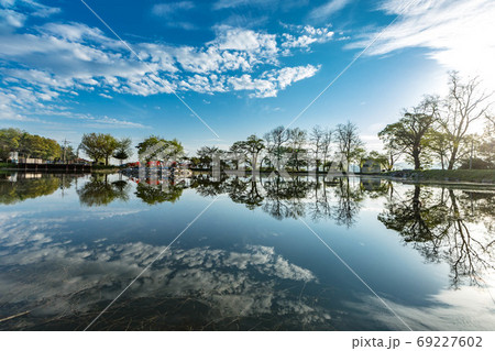 反射 反影 湖 69227602