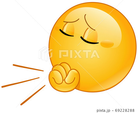 Coughing emoticon 69228288