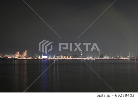 夜景 浜 海 69229402
