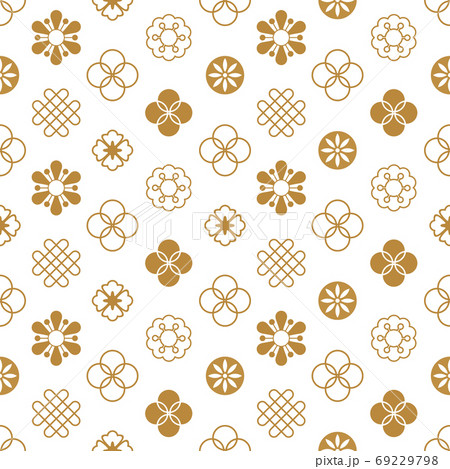 Traditional chinese vector seamless patterns for new year greeting card. Traditional chinese vector seamless patterns for new year greeting card. 69229798