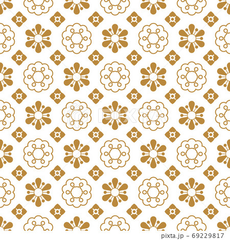 Traditional Chinese Vector Seamless Patterns のイラスト素材