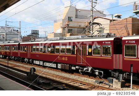 阪急　正雀駅側線の7609中間車 69230546