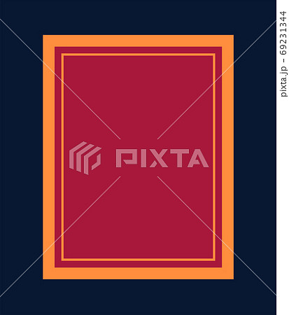 四角形 フレーム素材のイラスト素材