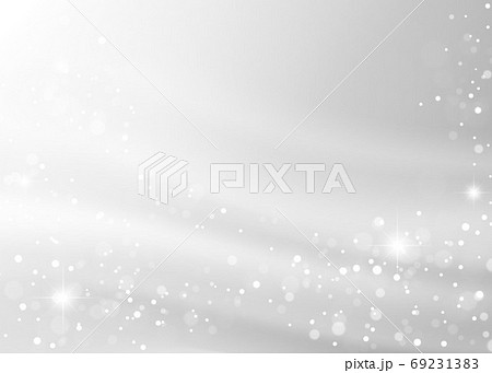 シルバーカーテン背景キラキラのイラスト素材