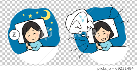 眠る女の子 69231494