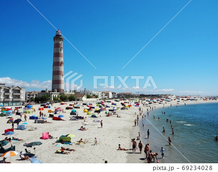 ポルトガル、アヴェイロのビーチ ポルトガル、アヴェイロのビーチ 69234028