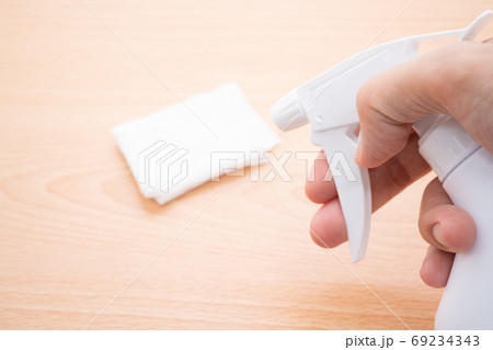 ウェットティッシュ　アルコール消毒 69234343