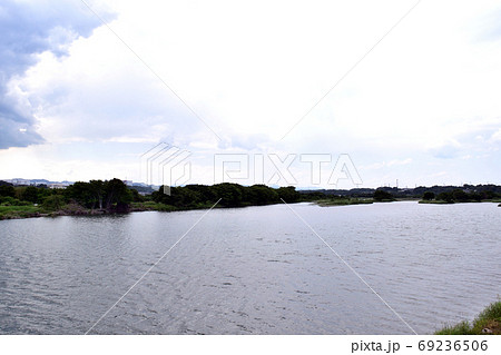 相模川河川敷 上流方面 相模川河川敷 上流方面 69236506