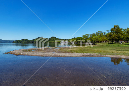 【青森県十和田湖】十和田湖畔休屋　御前ヶ浜 69237590
